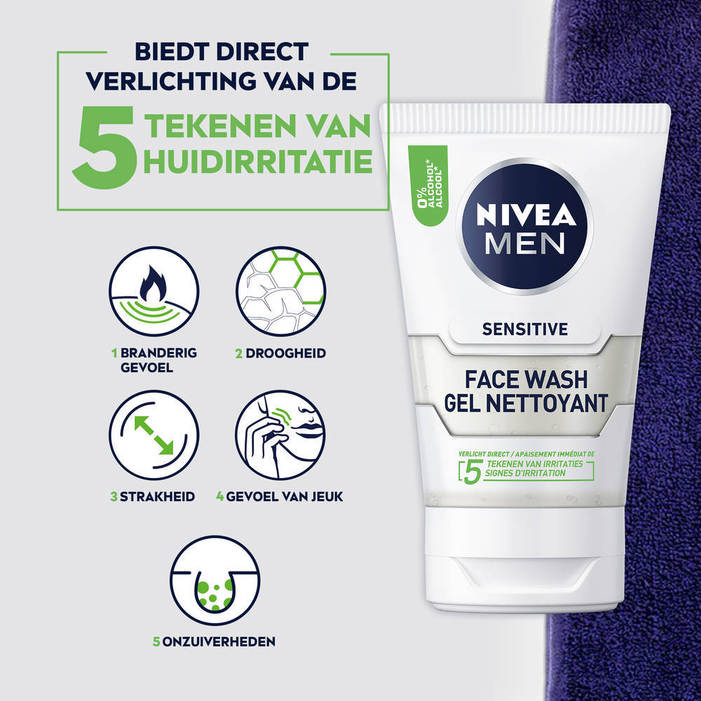 NIVEA Sensitive gezichtsreininger - 100 ml