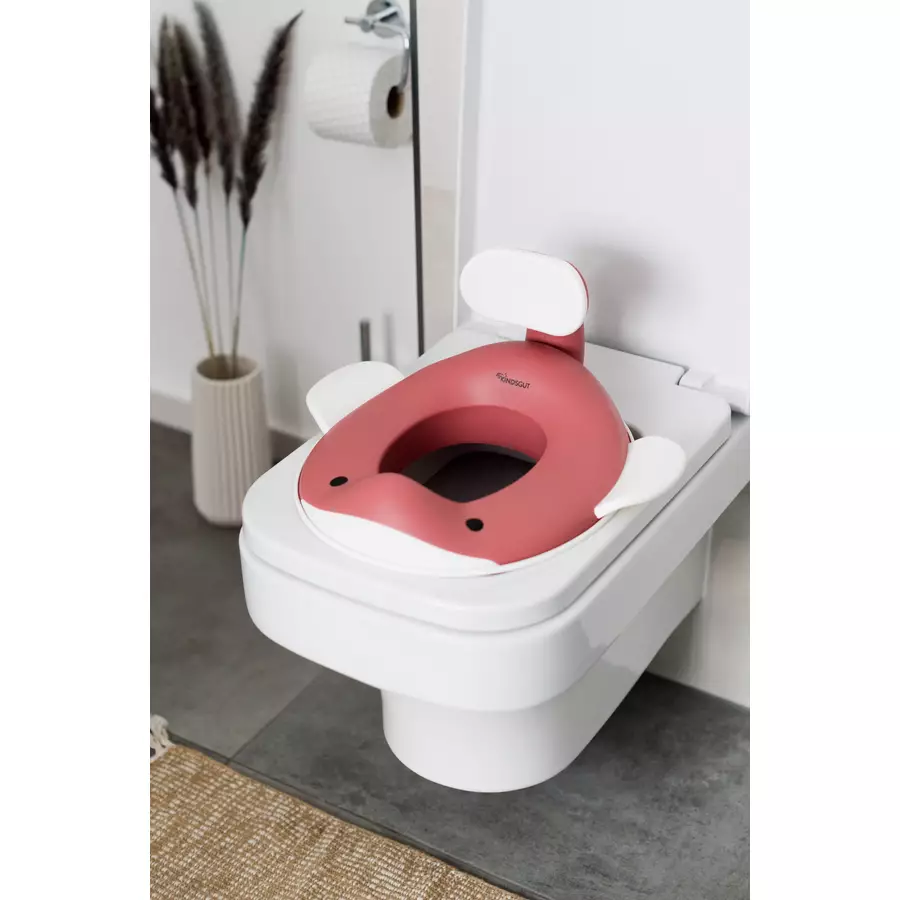 KINDSGUT Toilettenaufsatz Wal altrosa