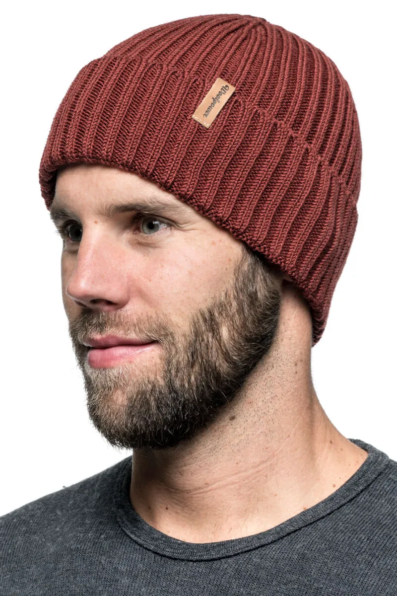 Woolpower Beanie Rib Rust Red