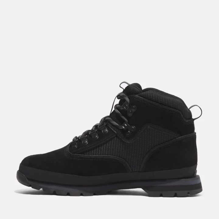 Chaussure de randonnée à lacets mi-haute Euro Hiker en Gore-Tex pour femme en noir
