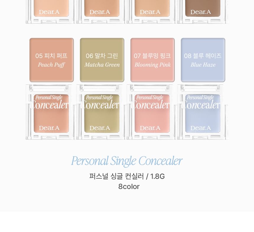 Dear.A - Persoonlijke Single Concealer - 8 kleuren
