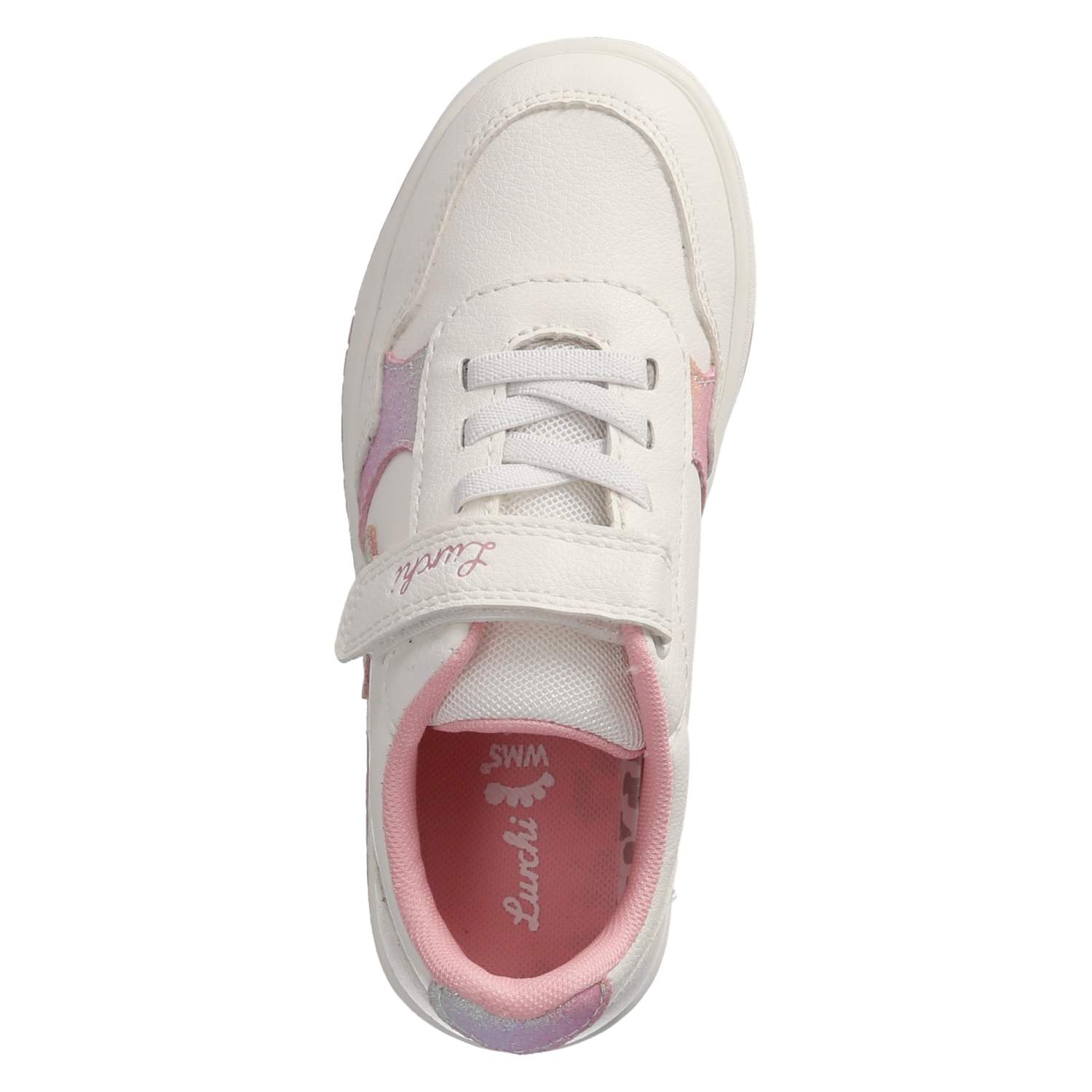 Lurchi Klettschuhe GESINA - white-rainbow glitter