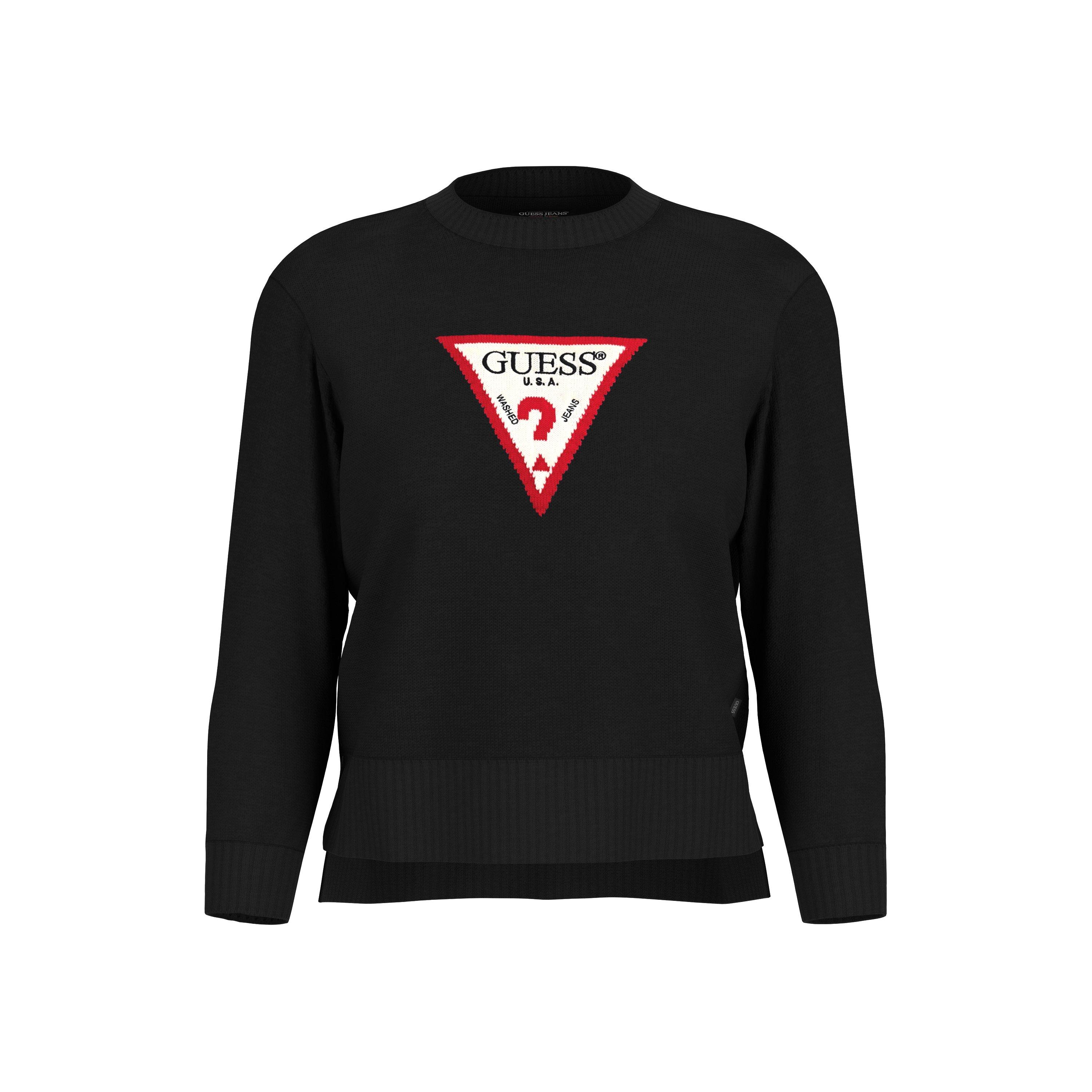 Guess Triangle Knit Sweater