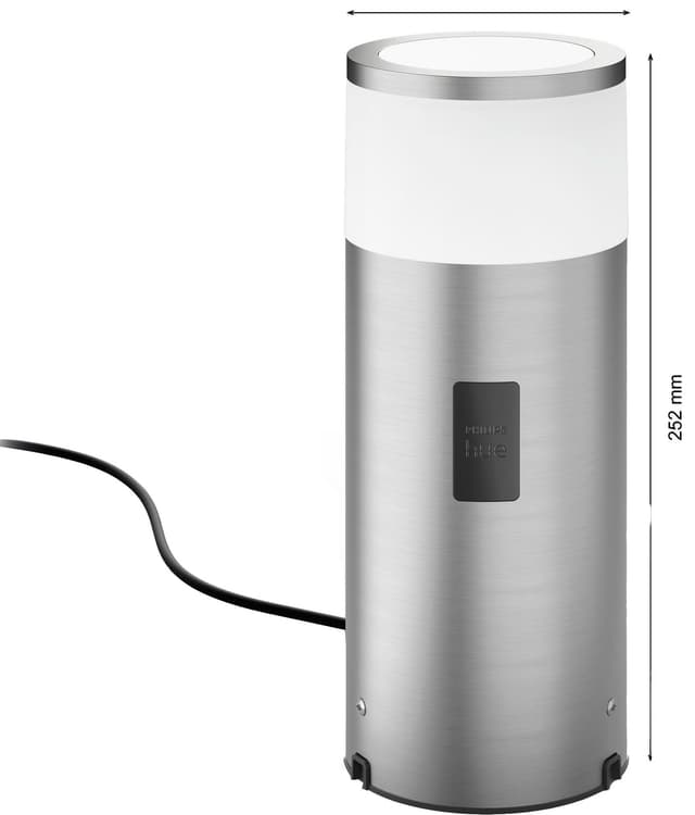 Philips Hue Calla WCA LV lampesokkel (inox)
