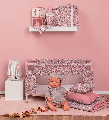 Asi Dukketilbeh?r - Rejseseng - 36-46 cm - Rosa