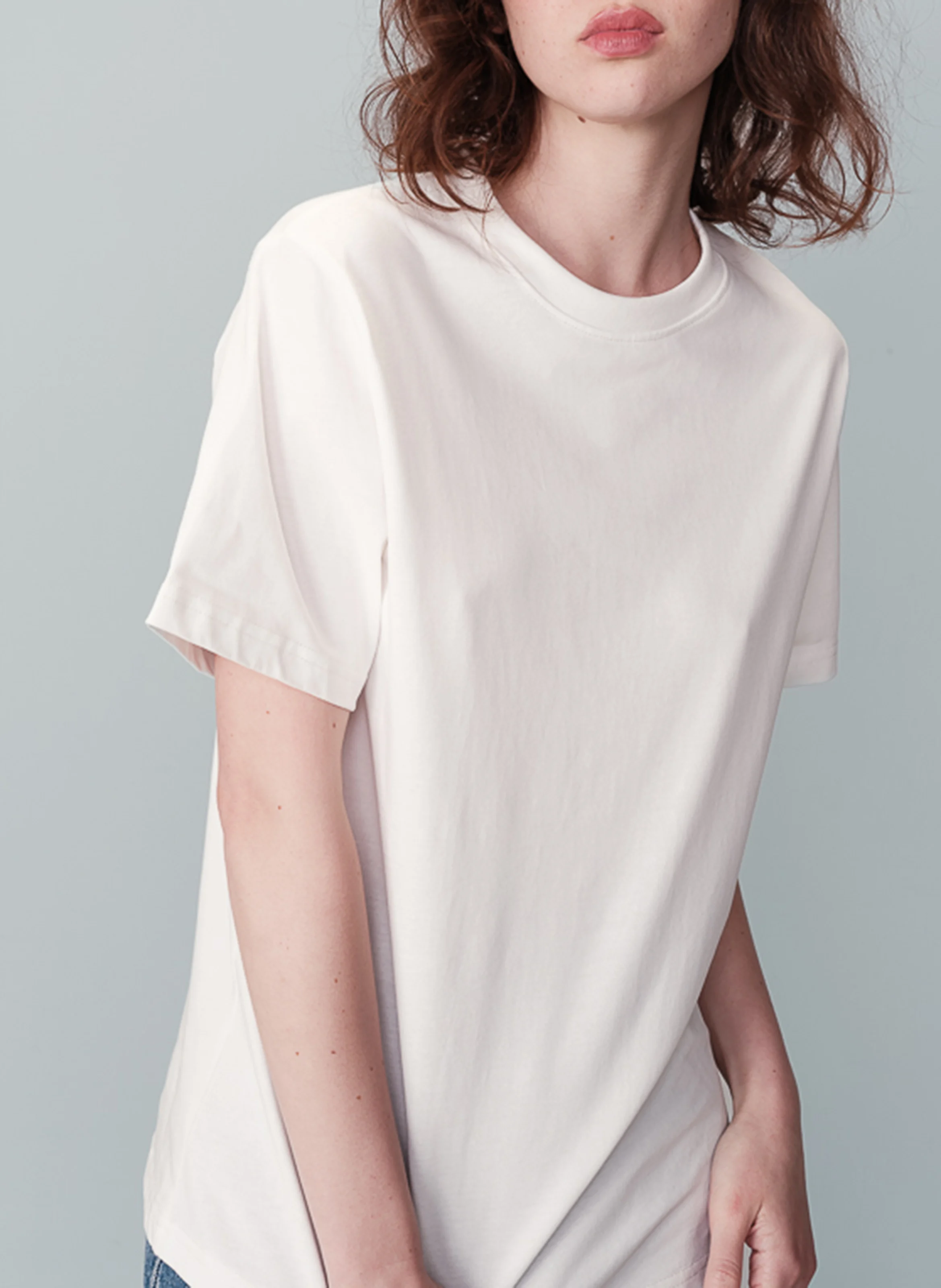 NEVENA - Tee-shirt oversize en coton | Beige