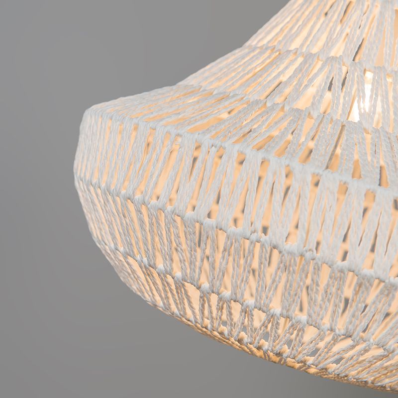 Retro hanglamp wit 50 cm - Lina Cono 50