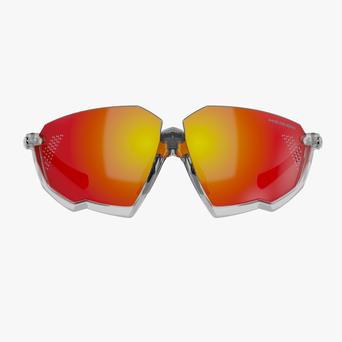 Scicon Aerojet Titanium cykelbriller Crystal Gloss Multimirror Red