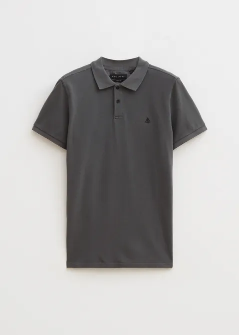 Polo met logo print groen (GRN)