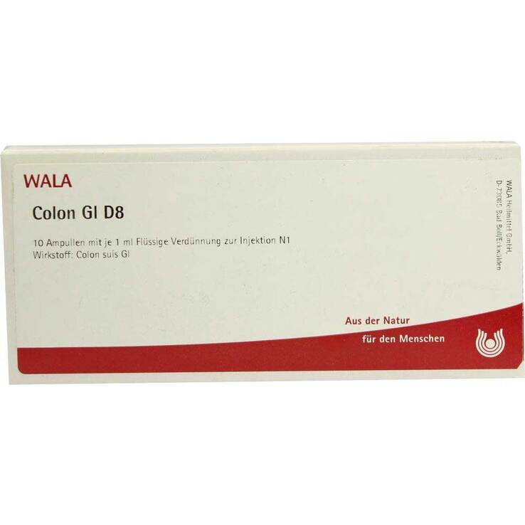 Colon GL D 8 Ampullen, 10X1 ml