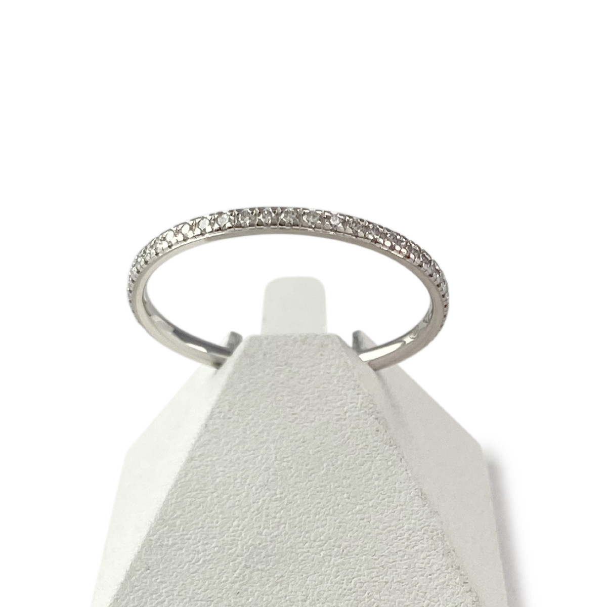 Bague MAUBOUSSIN d'occasion or 750 blanc diamants