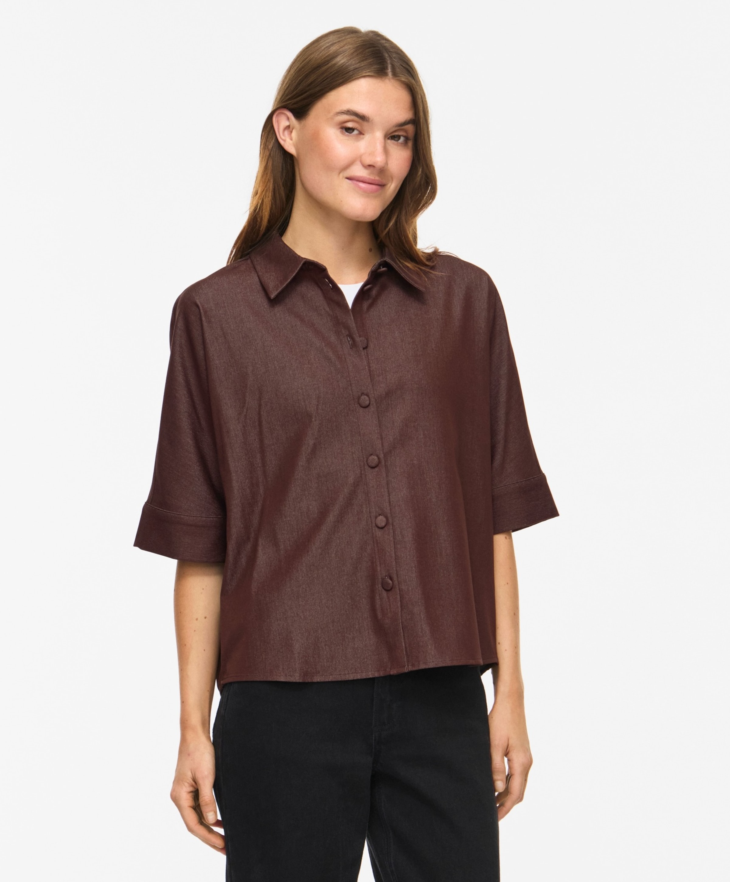 Vila Dames blouse bruin