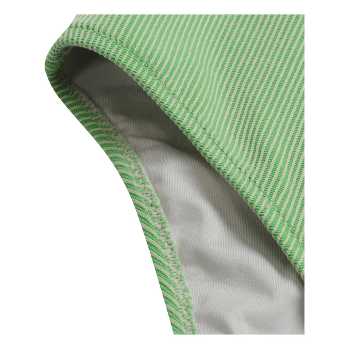 Icone Maillot 1 Pièce Nino Rayures | Vert prairie