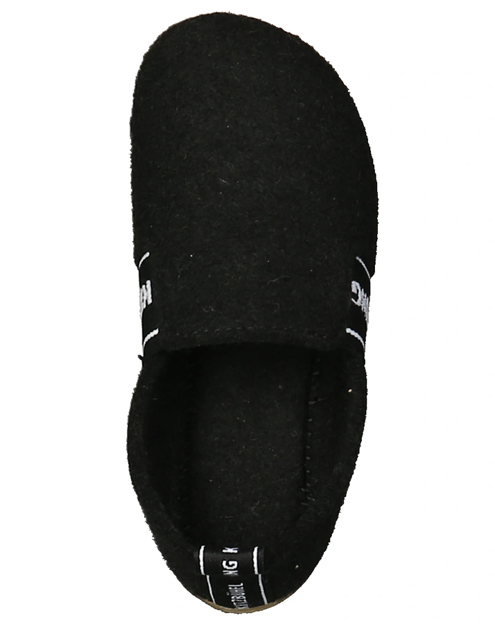 Schlupfhausschuhe T-MODELL – LK in schwarz
