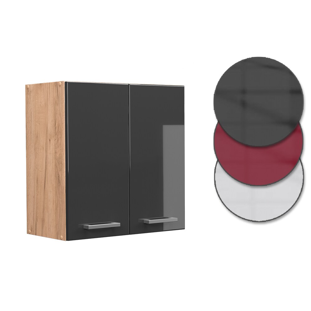 Vicco Hängeschrank Küchenschrank Küchenzeile R-Line 60 cm Goldkraft Anthrazit