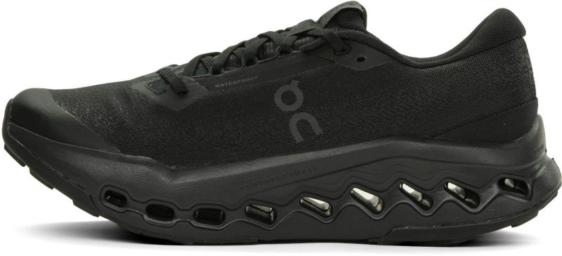 On - Cloudsurfer Trail 2 WP - Trailrunningschoenen - Zwart/Grijs - Waterdicht