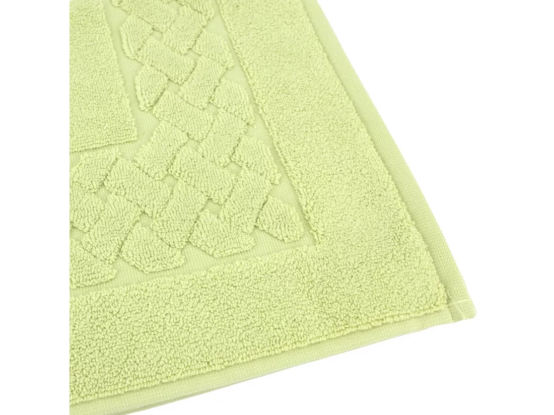 Tapis de bain 50x80 cm ROYAL CRESENT Vert Pastel 850 g/m2