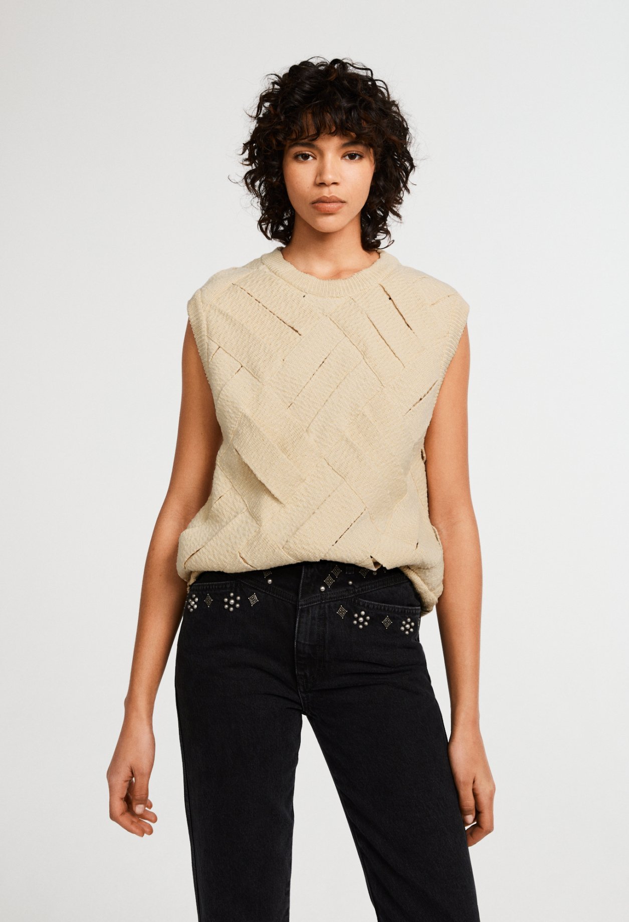 Pull sans manches