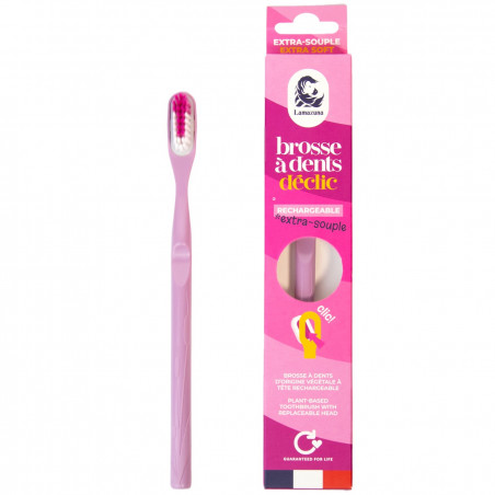 Lamazuna Brosse à dents rechargeable Lilas - Extra souple