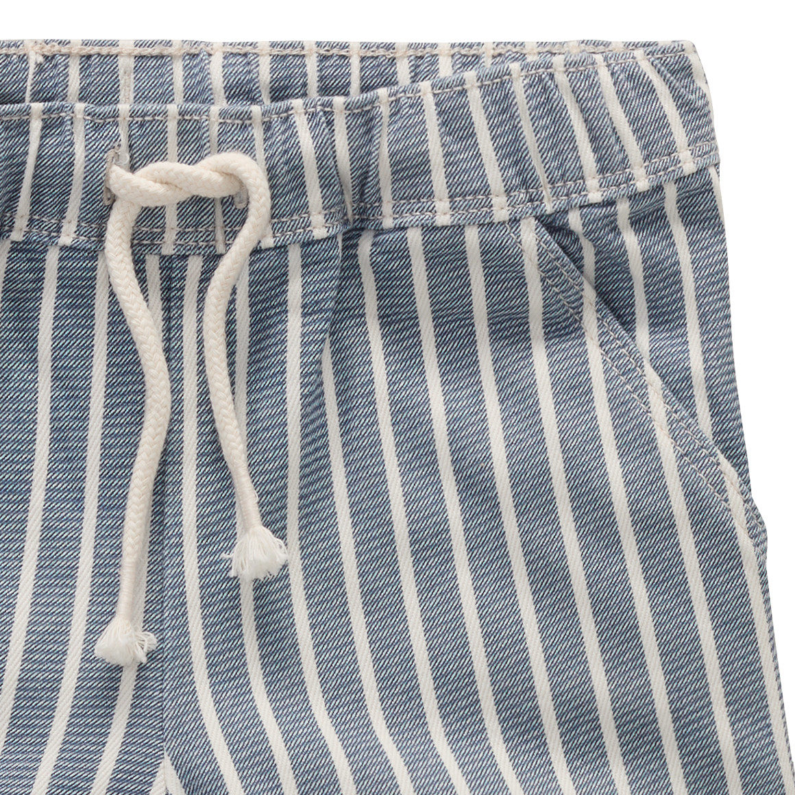 Topolino Pure Collection Jungen Shorts aus Bio-Baumwolle blau / weiss
