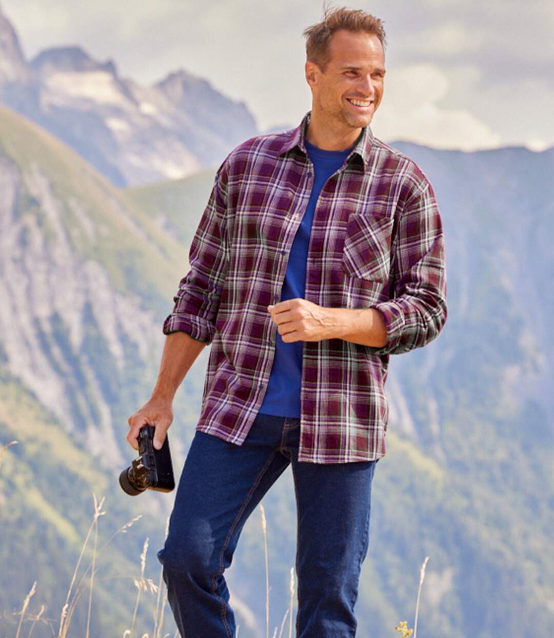 Chemise Flanelle Carreaux Altitude