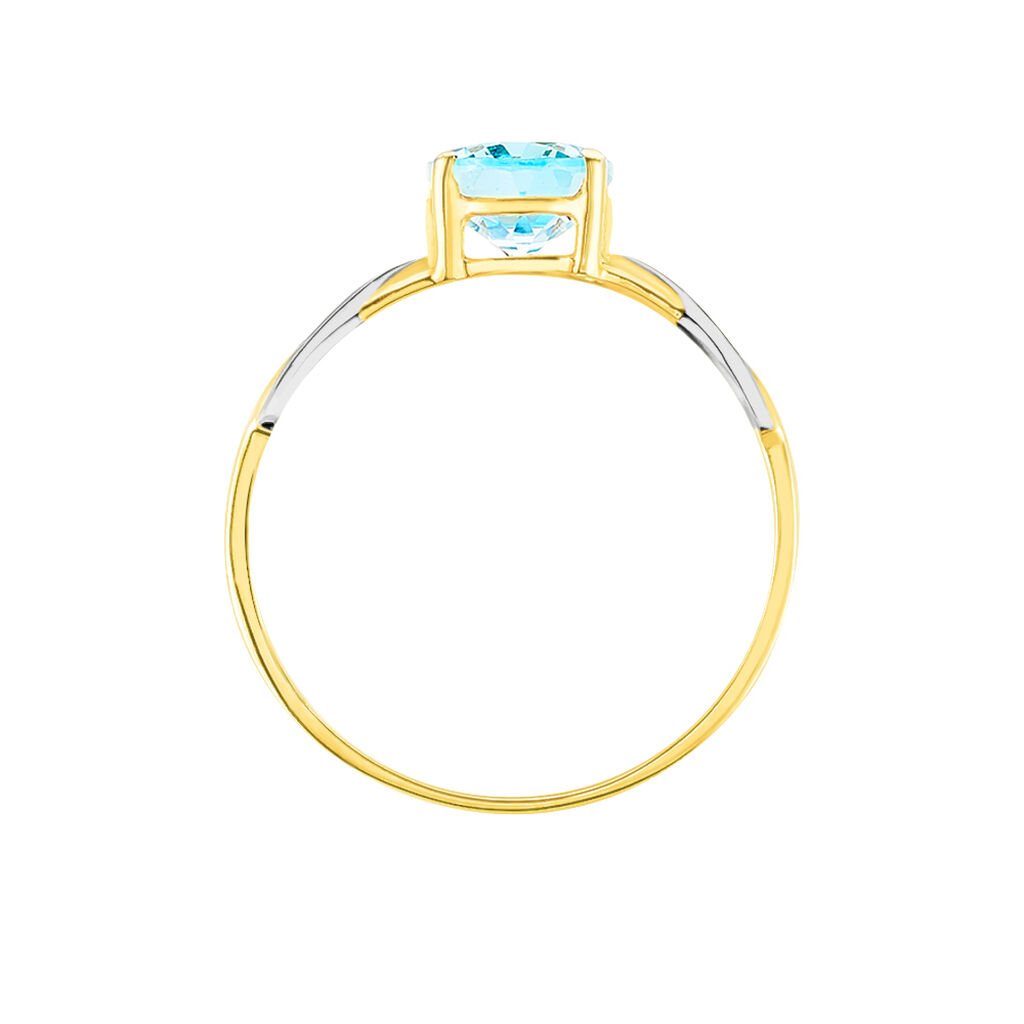 Bague Bonnie Or Bicolore Topaze