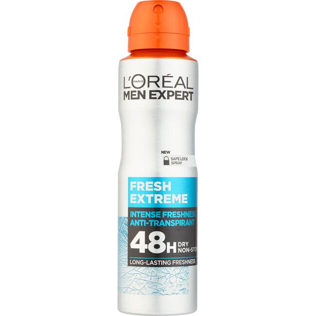 L'Oréal Paris Men Expert Fresh Extreme Anti-Transpirant 48H Deodorant Spray 150 ML