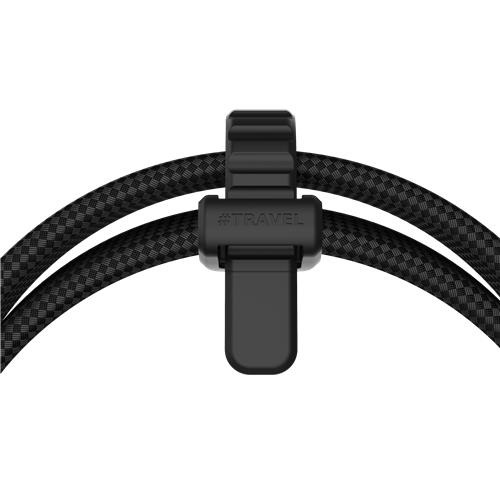 (3m) 100W Next Gen Cable USB C auf USB C Ladekabel Nylon Datenkabel UltraCharge  PD (CX3081) - Schwarz