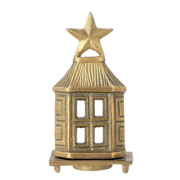 Bloomingville - Crista Teelichthalter, L 9 x H 17 cm, gold