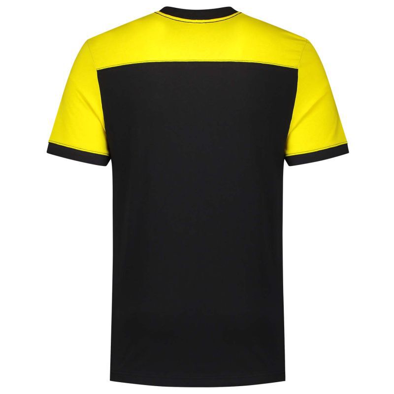 Tricorp Bicolor 102006 - T-shirt - Zwart/Geel - 3XL