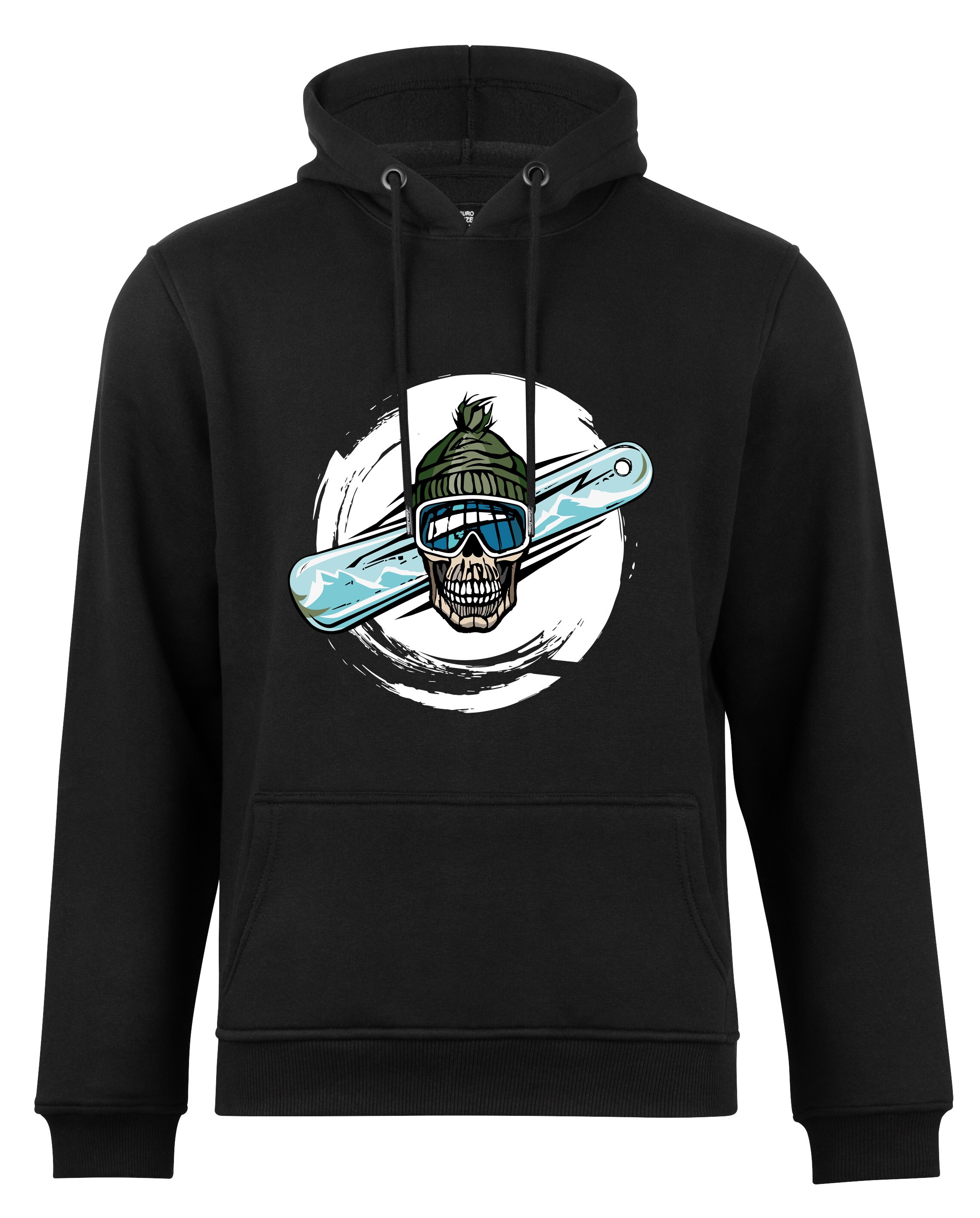 Cotton Prime® Kapuzensweatshirt Skull on Snowboarding