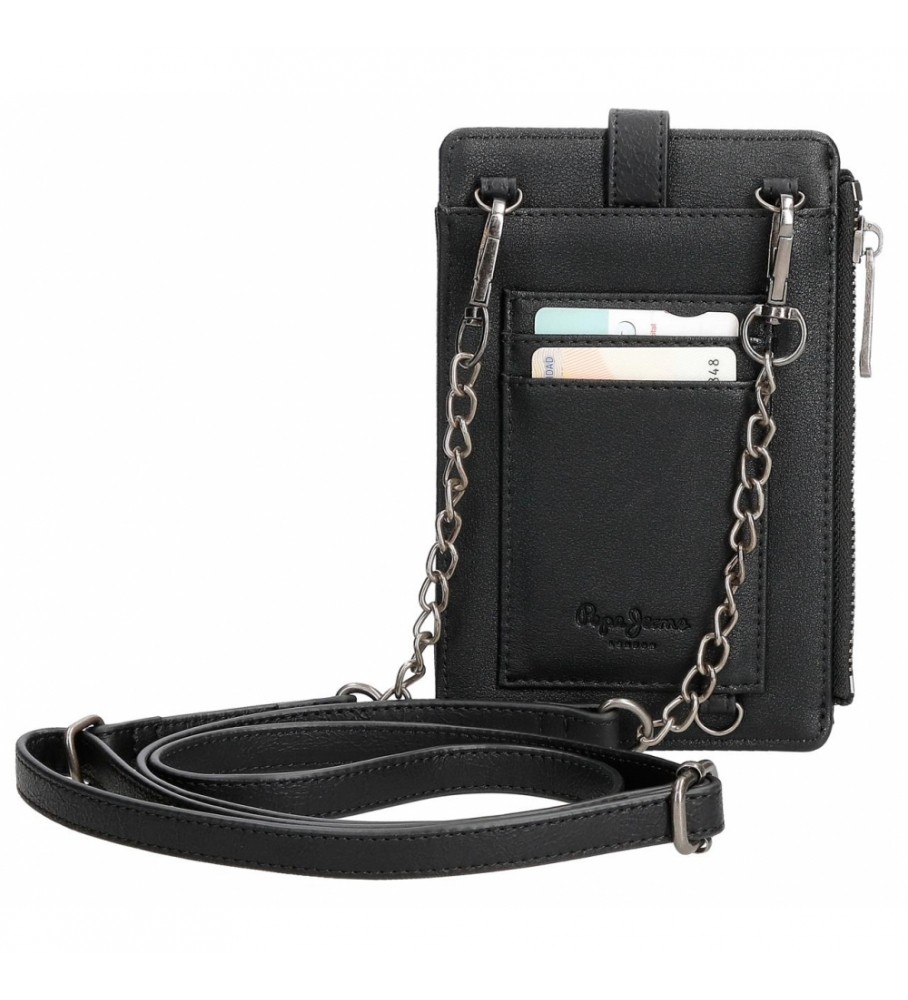 Bolsa de ombro para celular Pepe Jeans Donna preta