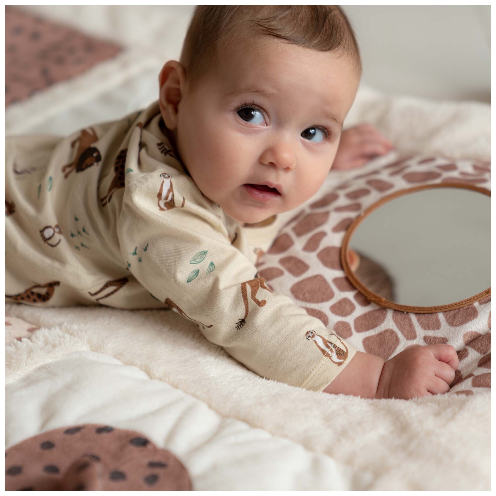 Prénatal baby pyjama Savanne beige