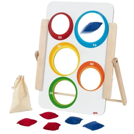 goki Zielwurfspiel für Klein und Groß, beidseitig bespielbar