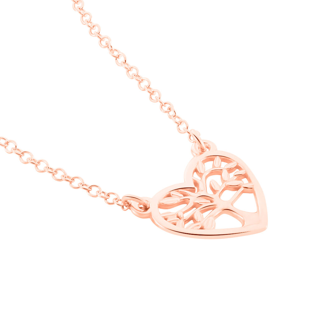 Collier Elwenn Argent Rose