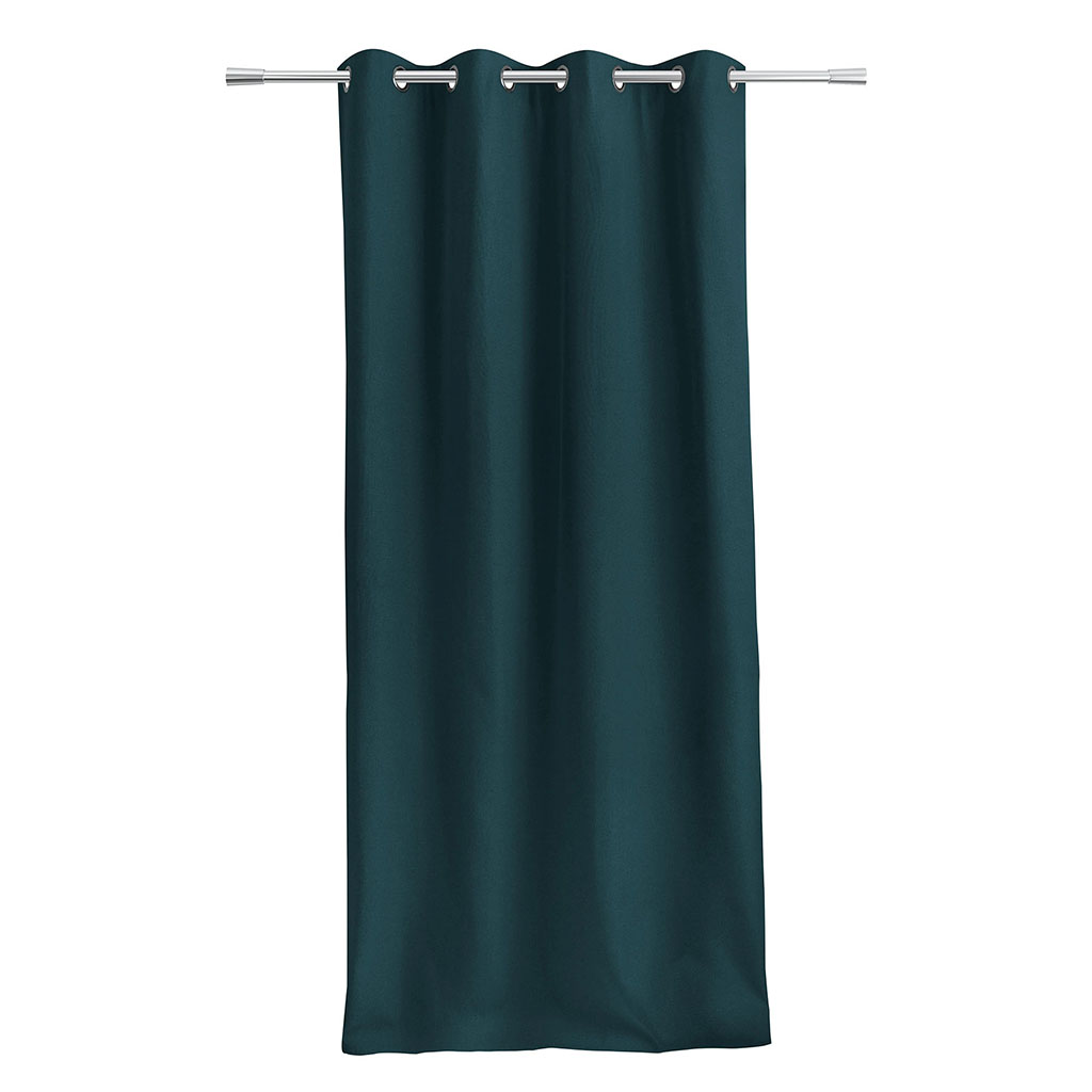 Rideau thermique occultant GASTON bleu canard 140x250cm