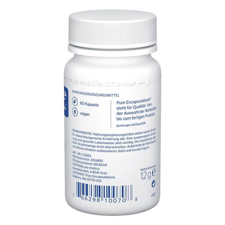 Pure Encapsulations CoQ10 30 mg Kapseln, 60 St