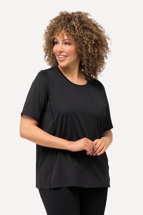 T-Shirt, schnelltrocknend, Rundhals, Halbarm, recycelt