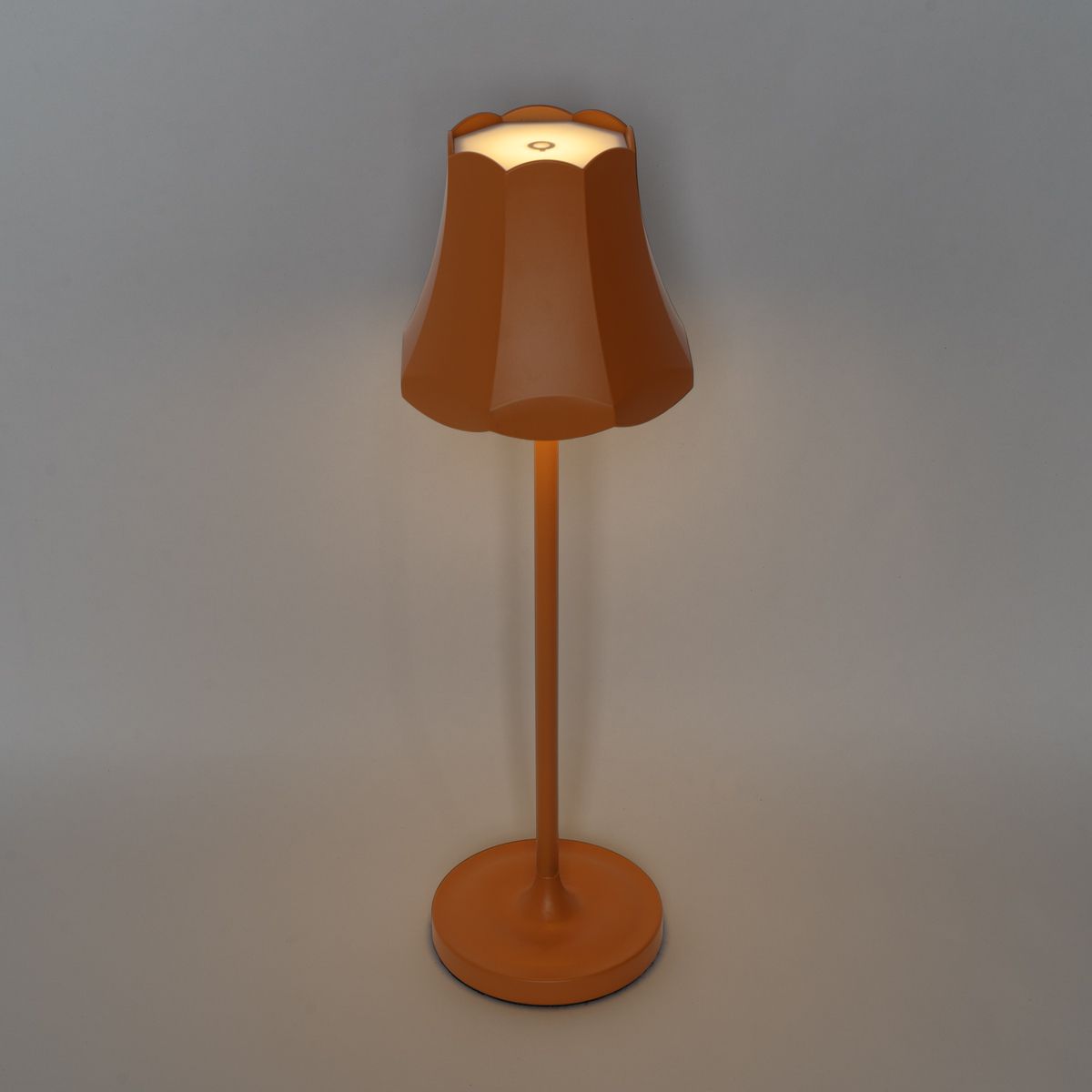 Set van 2 retro tafellampen oranje oplaadbaar IP44 - Granny
