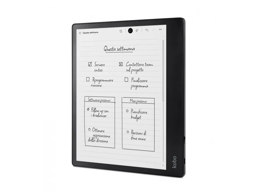 Kobo Elipsa 2E - eBook læser - 32 GB - 10.3