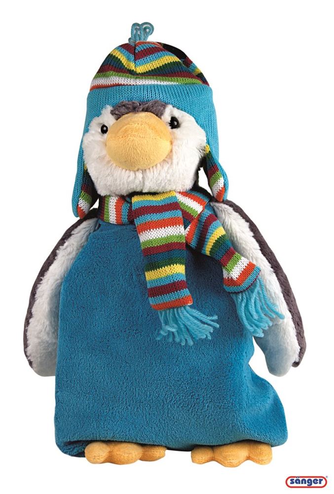 SAENGER Wärmflasche Plüschtier 0.8l Pinguin Paul mit Wärmflasche aus Naturkautschuk 1 Stk