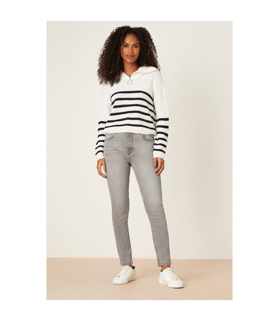 Dorothy Perkins - Jean 7/8 DARCY - Femme (Gris) - UTDP782