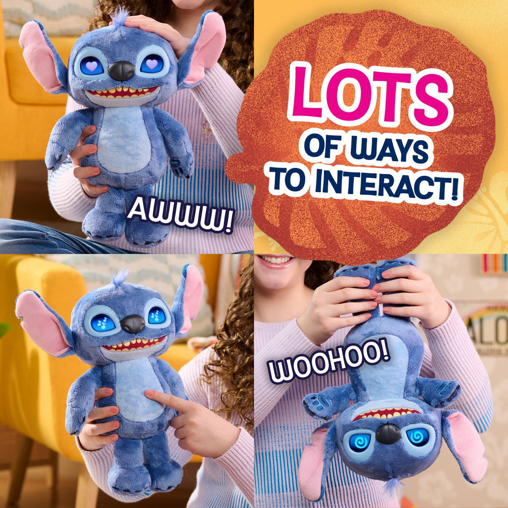 Køb Disney Stitch Movie Emotive Eye Feature Plys 27 Cm