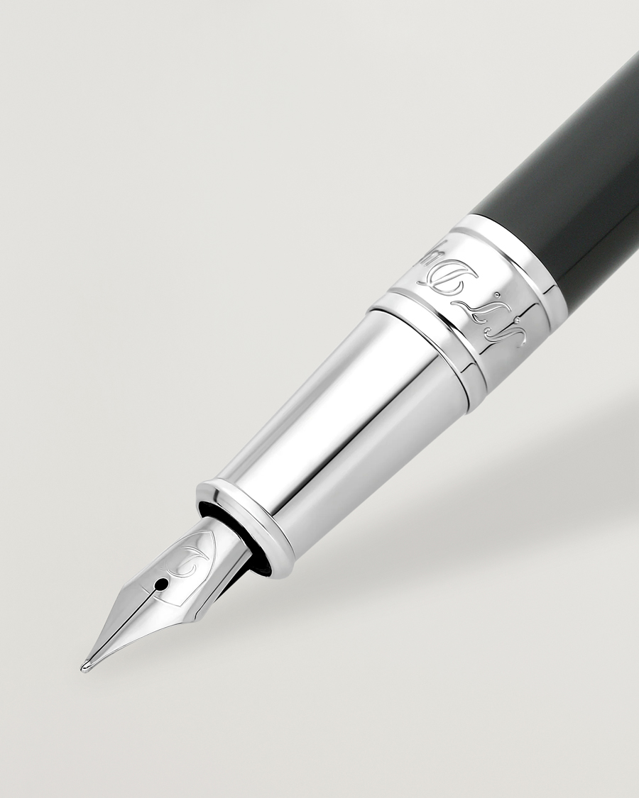 S.T. Dupont D-Initial Fountain Pen Duo Tone/Chrome