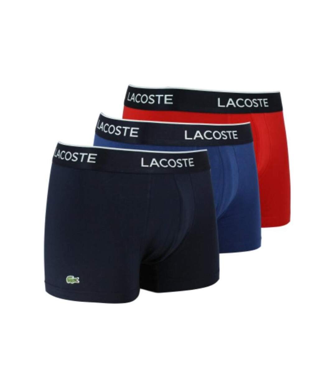 Tripack boxers coton stretch  -  Lacoste - Homme