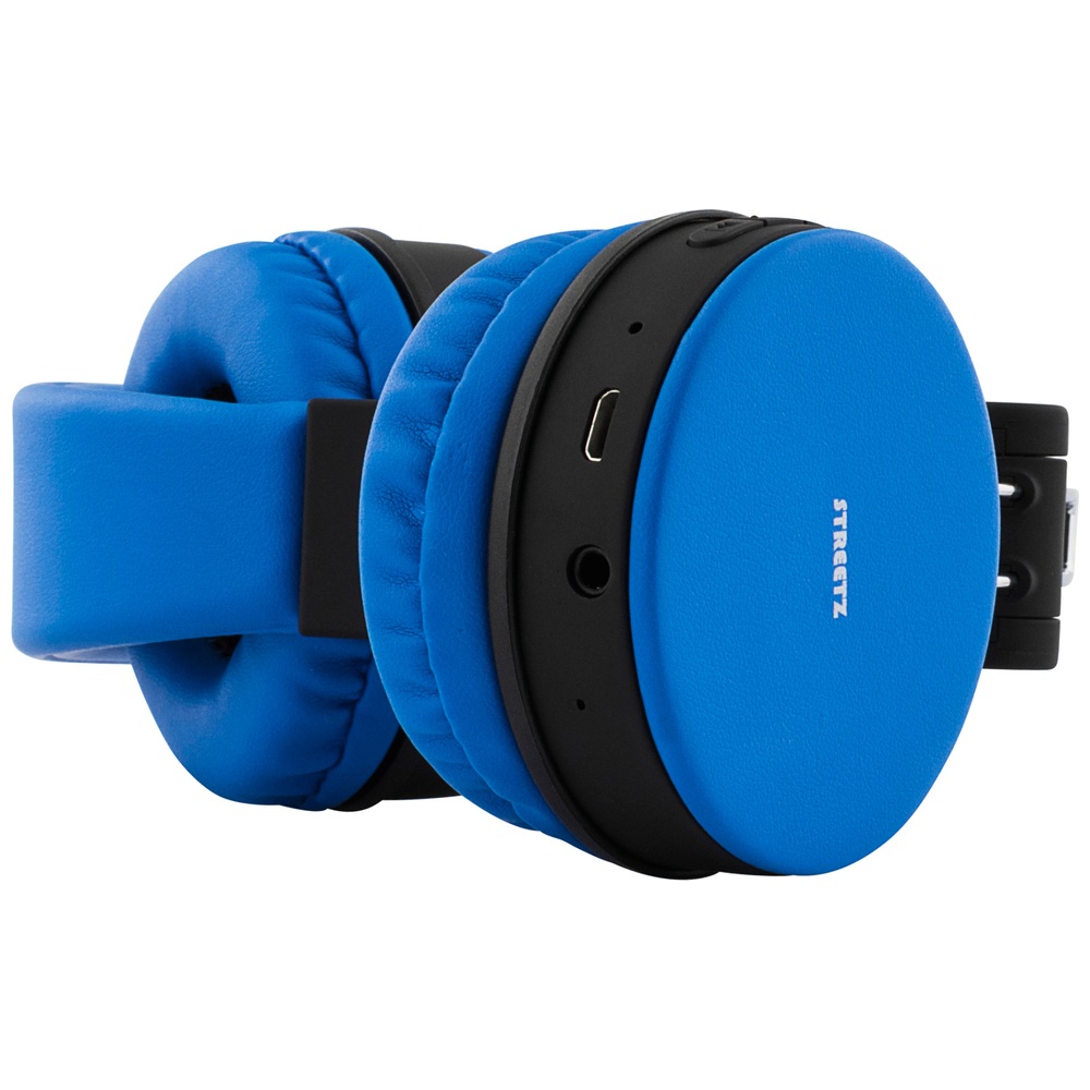 Streetz HL-BT401 Bluetooth-On-Ear-Kopfhörer Blau