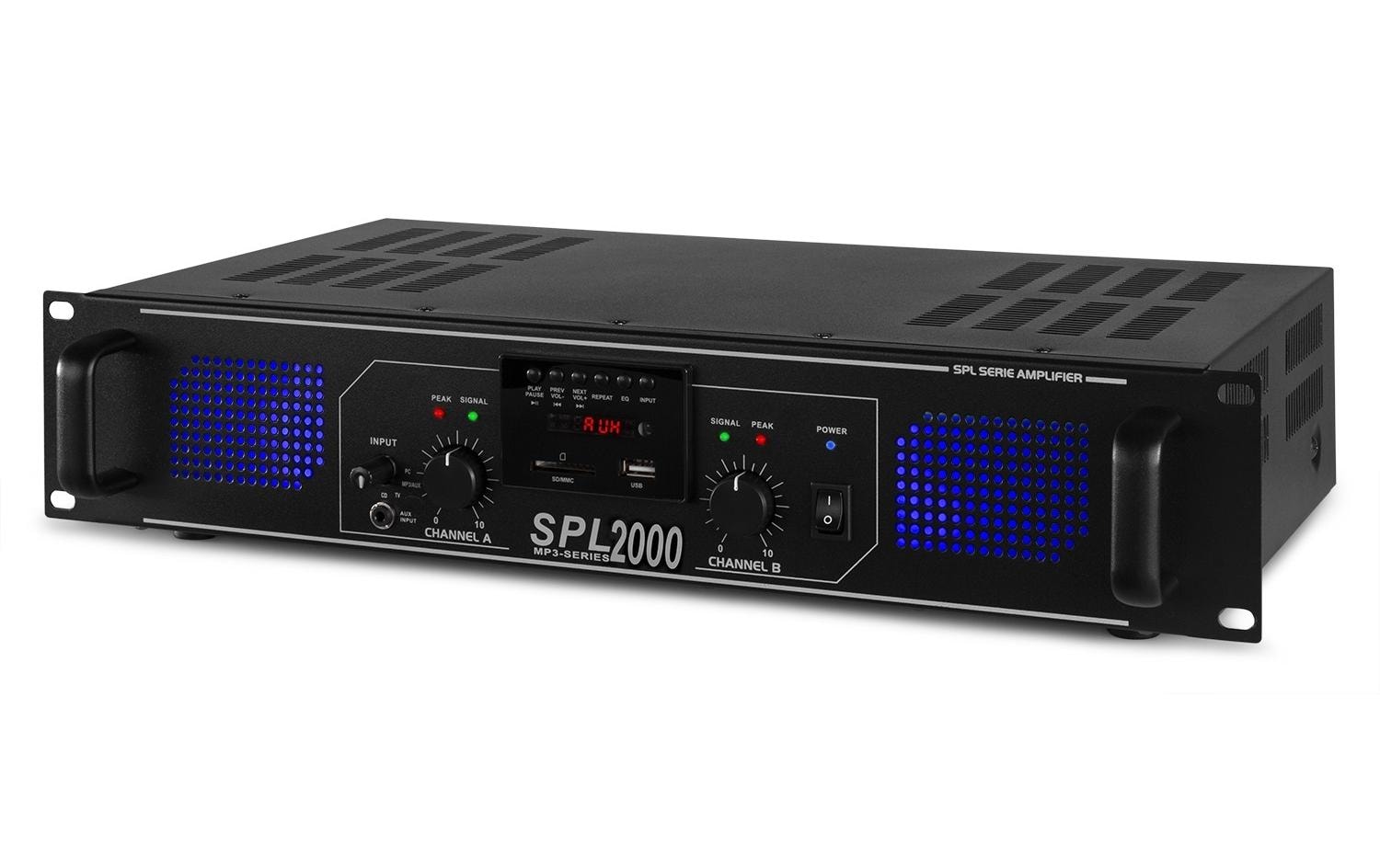 Endstufe SPL 2000 Mpx3<br>Endstufe mit 2x 500 Watt