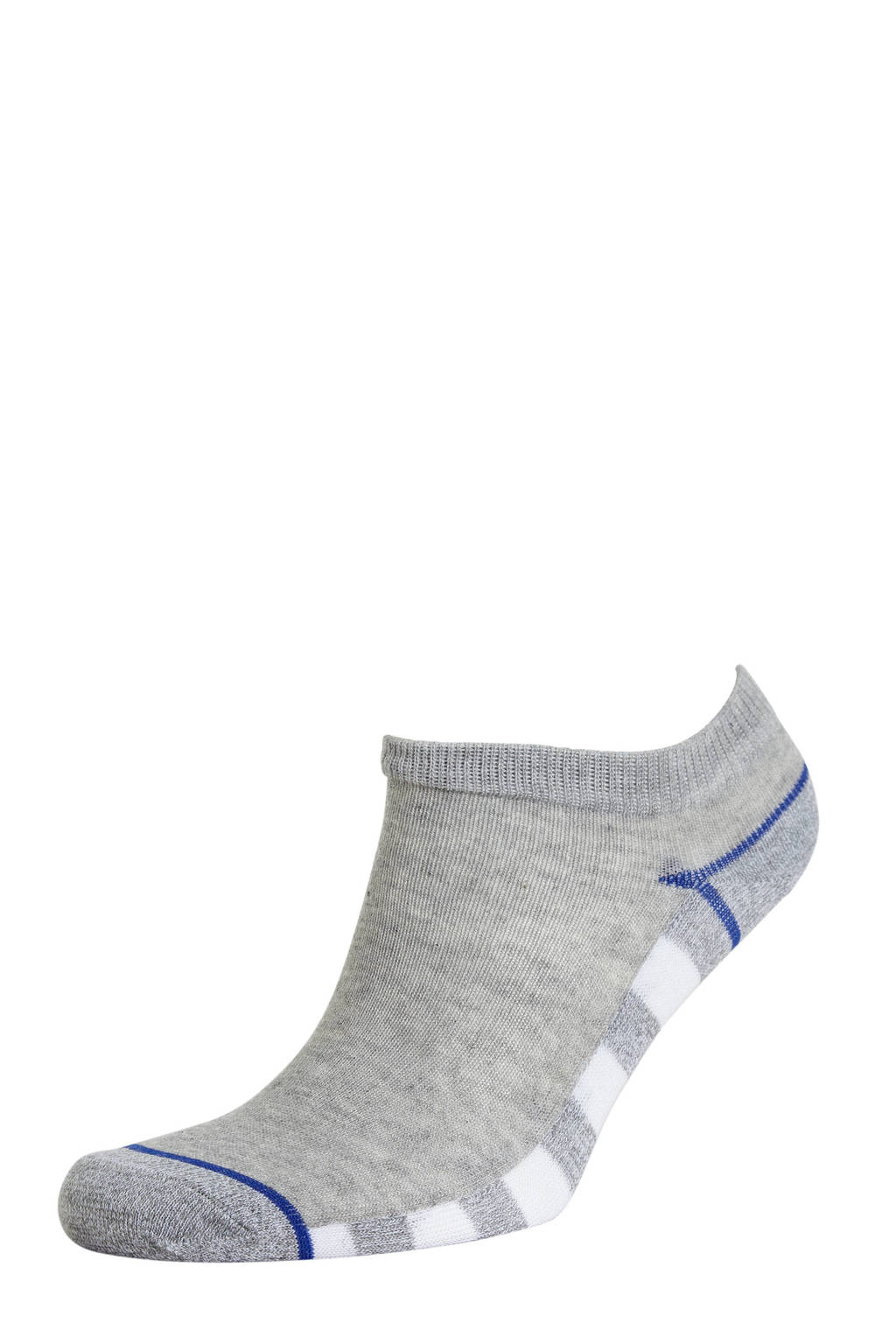 Apollo sneakersokken - set van 10 grijs