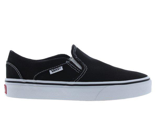 Vans Asher Slip On Canvas Trainers Womens