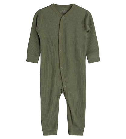 Hust and Claire Strampler l/ä - Messi - Rib - Wolle - Dusty Gree